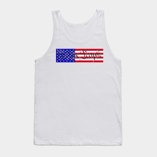 We the People with a Flag Background Tank Top